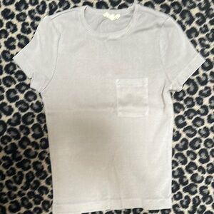Madewell Gray Short Sleeve Tee Classic Minimalist Design
